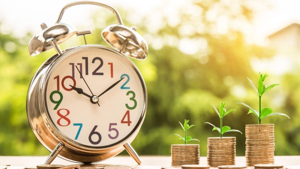時計と成長する資産収入